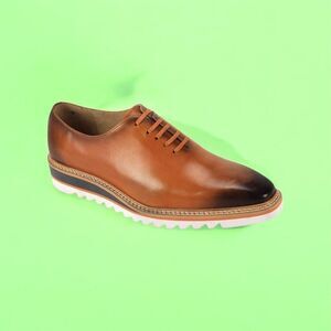 GIOVANNI MEN'S "RUBEN" BLACK PATENT LEATHER DRESS SHOE-SLEEK FINISH. RUBEN